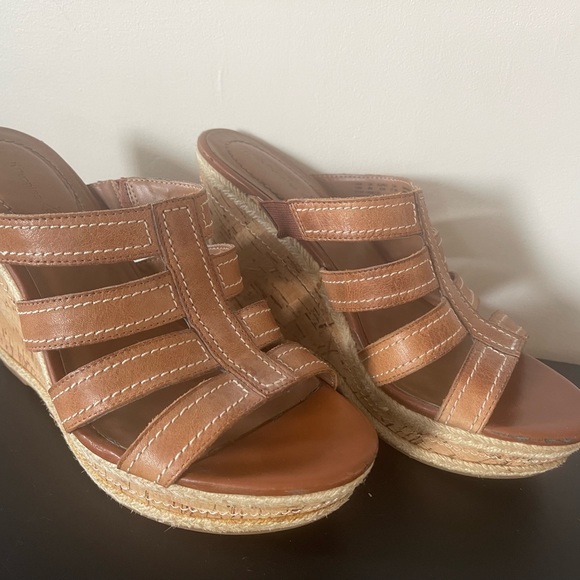 Hush puppies brown strappy wedges - Picture 10 of 10